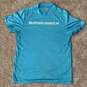 Blue Under armor heat gear shirt